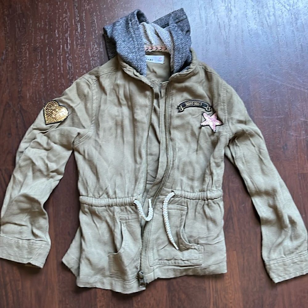 Kids army green jacket